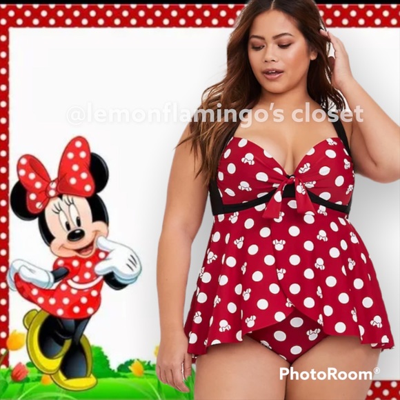 torrid minnie mouse bathing suit